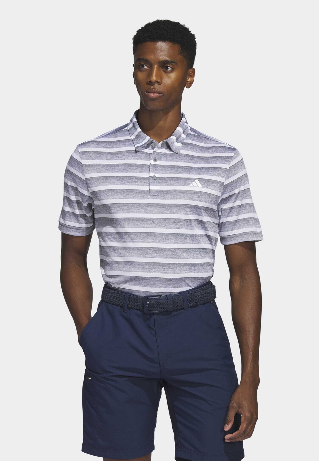 Поло adidas Golf, серый три белых цена и фото