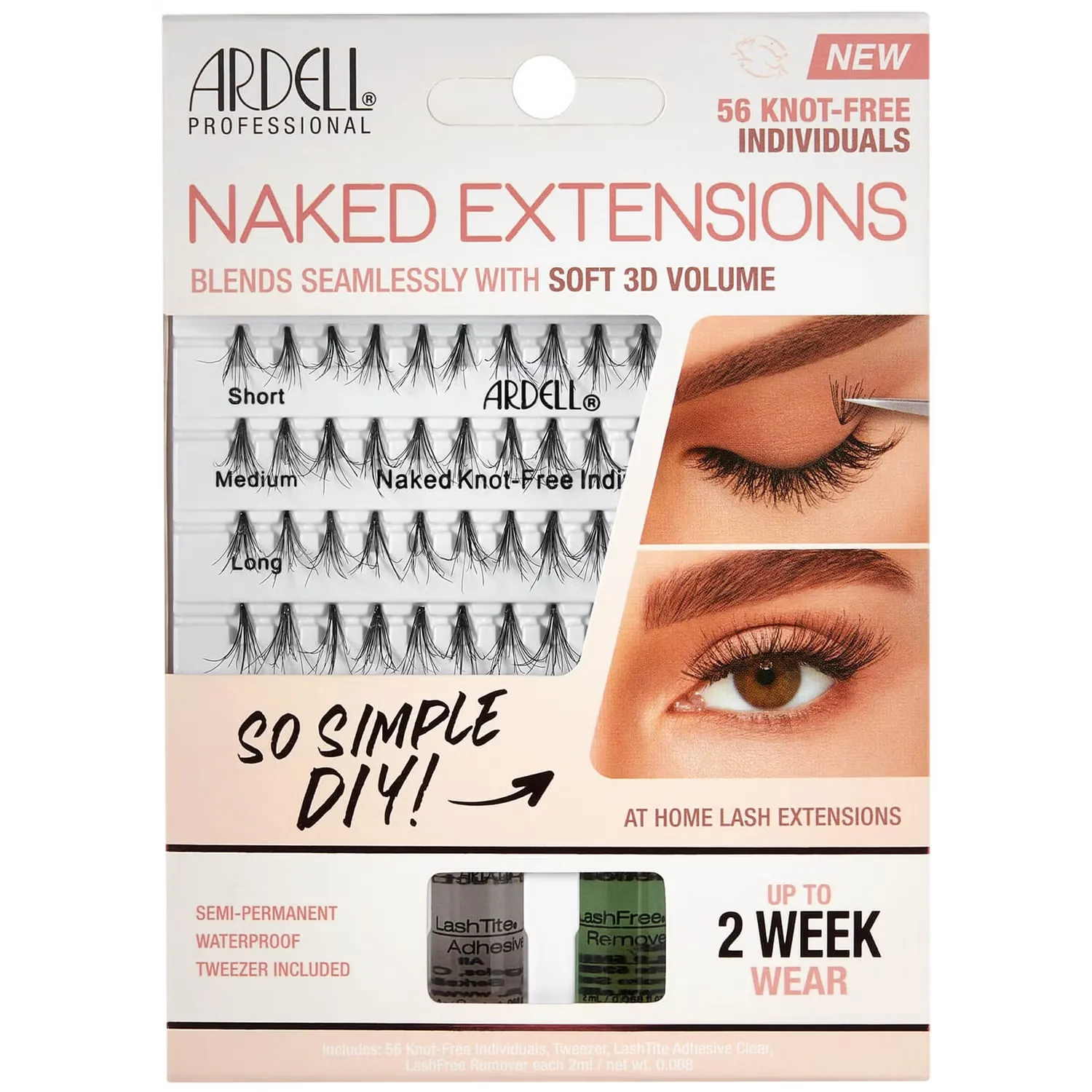 

Наращивание ресниц Naked Lashes своими руками Ardell