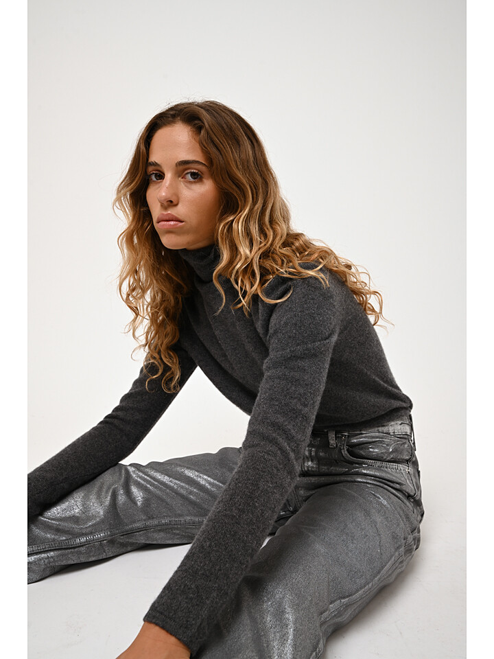 

Свитер AUTHENTIC CASHMERE Kaschmir Rollkragen Bise, антрацит