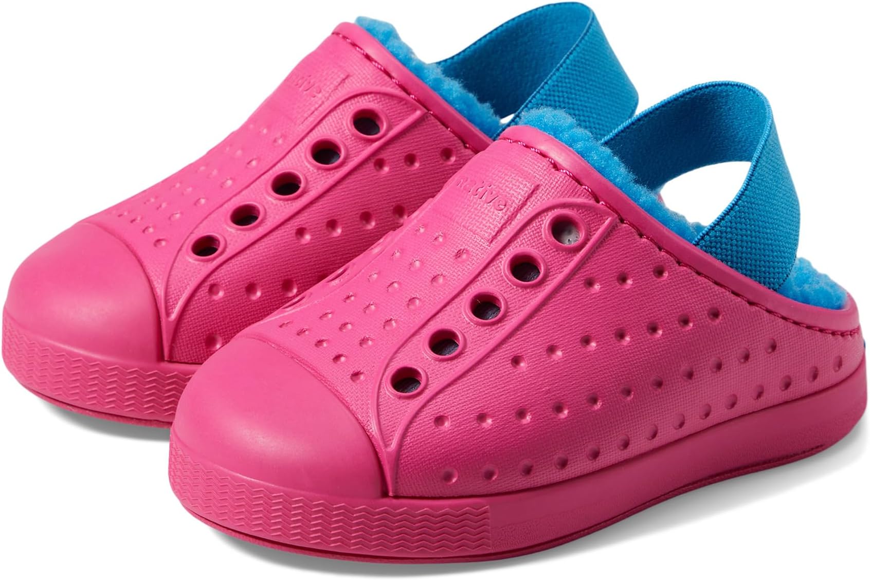 Кроссовки Jefferson Cozy Native Shoes Kids, цвет Radberry Pink/Radberry Pink/Sky Blue