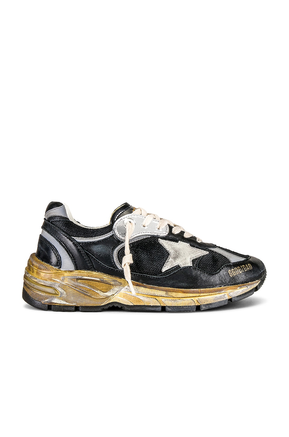 

Кроссовки Golden Goose Running Dad, цвет Black, Silver, & Ice, Черный