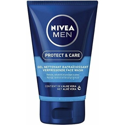 

Очищающий гель для лица Men Protect & Care с водой 100 мл, Nivea