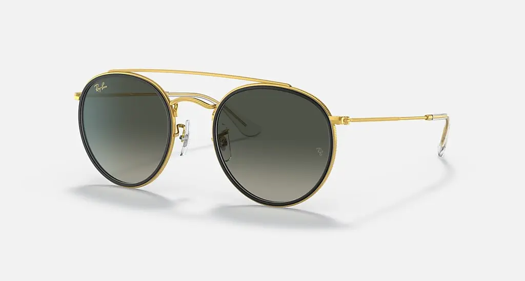 

Солнцезащитные очки Ray-Ban ROUND DOUBLE BRIDGE, серый градиент