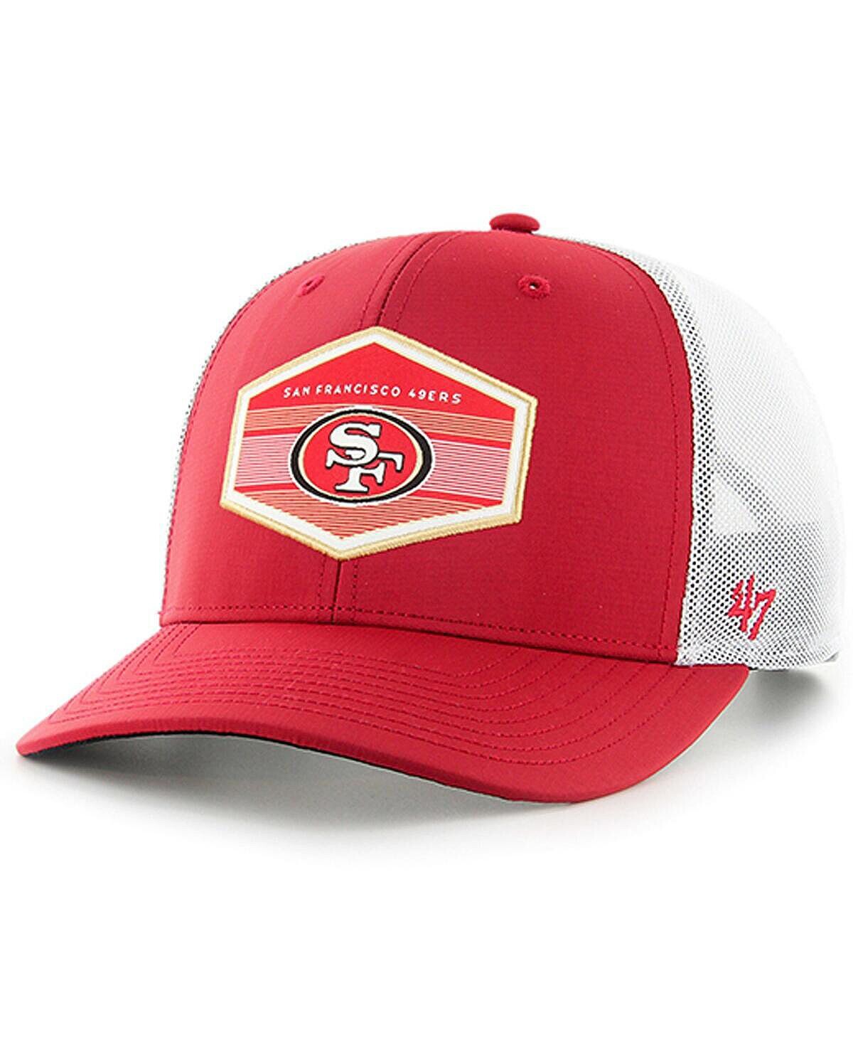 

Мужская регулируемая кепка Scarlet San Francisco 49ers Burgess Trucker '47 Brand