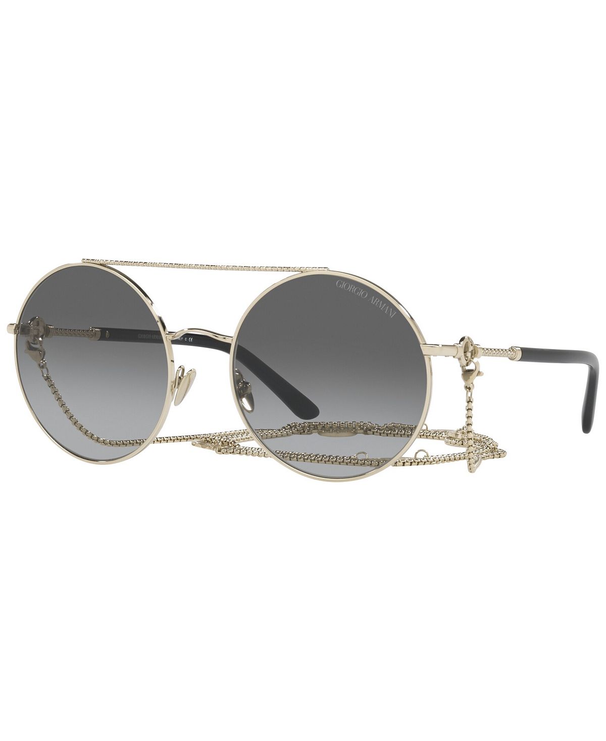 Женские солнцезащитные очки, AR6135 56 Giorgio Armani, золотой