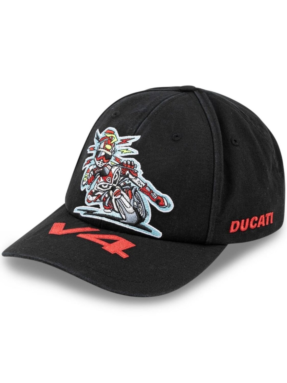 

Supreme x Кепка Ducati шестипанельная "Черная", черный