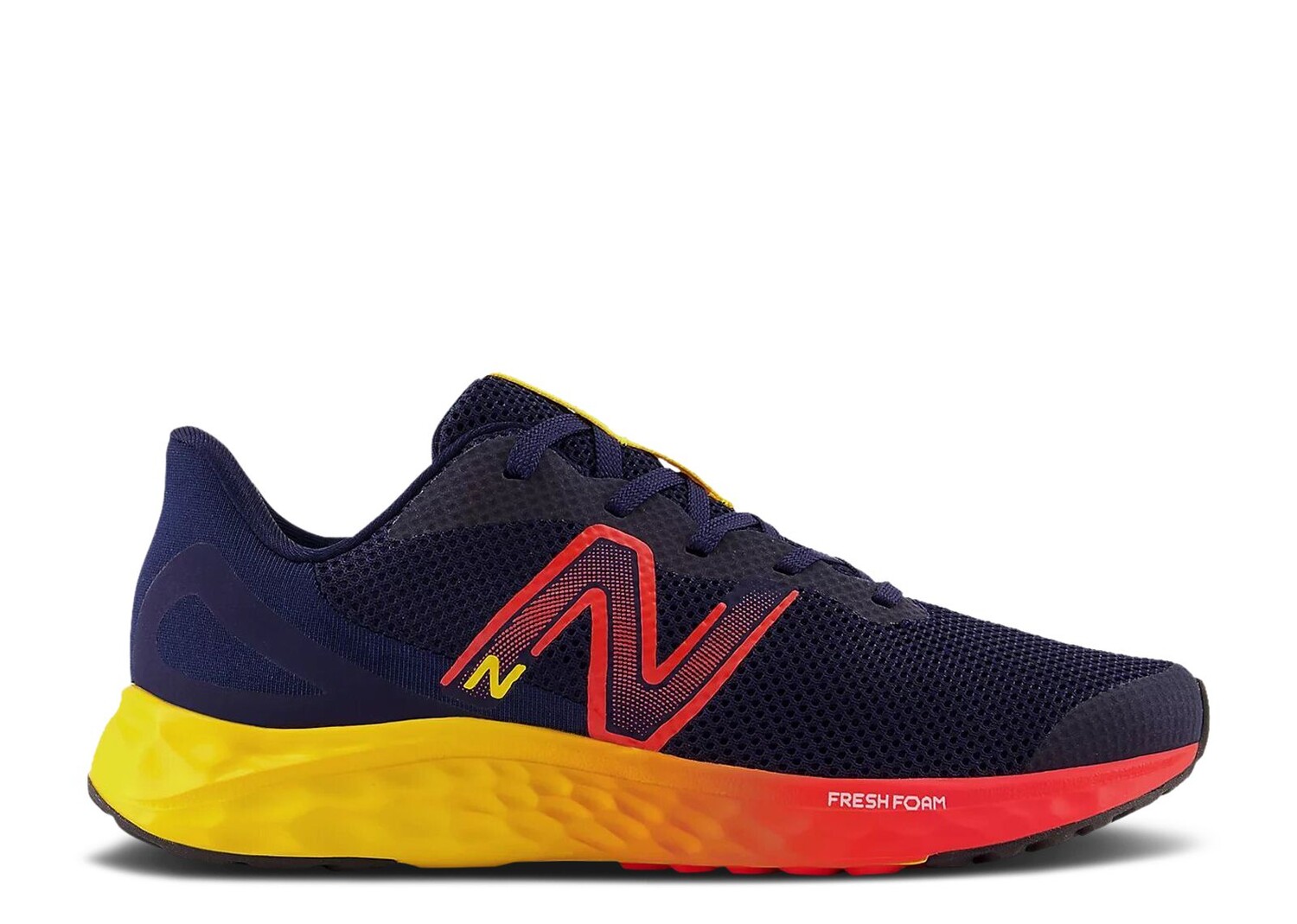 

Кроссовки New Balance Fresh Foam Arishi V4 Big Kid Wide 'Navy Red Egg Yolk', синий