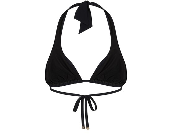 

Мягкий лиф бикини с треугольными чашечками Dolce & Gabbana, черный
