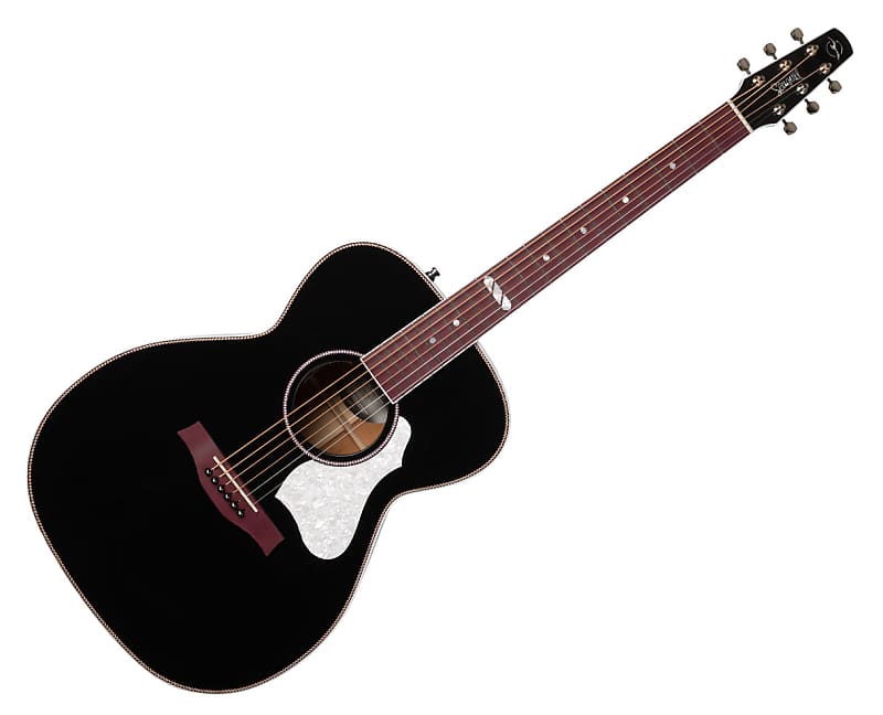 цена Акустическая гитара Seagull Artist LTD Tuxedo Black Acoustic/Electric Guitar w/Bag