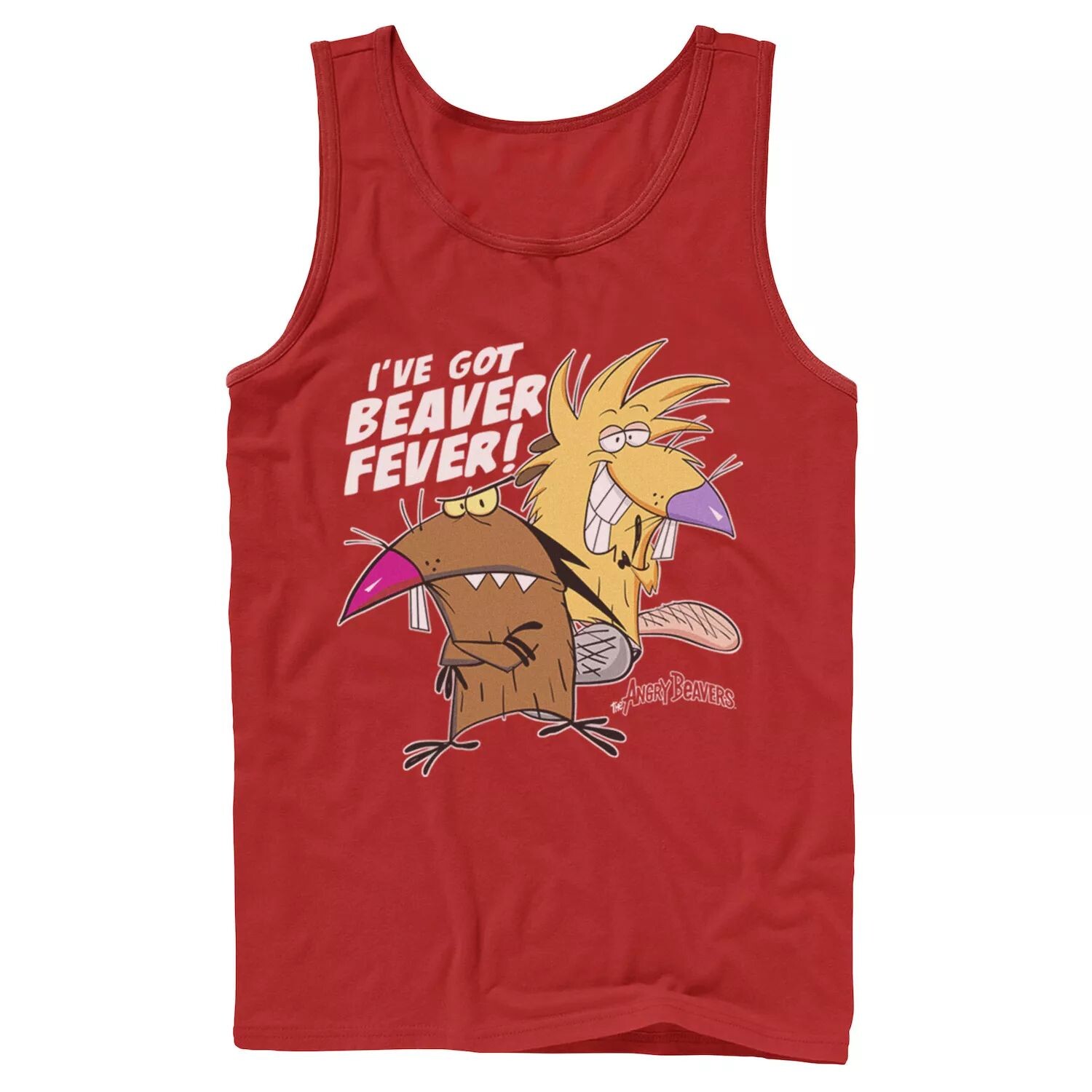 

Мужская майка Nickelodeon Angry Beavers Daggett & Norbert Feverish