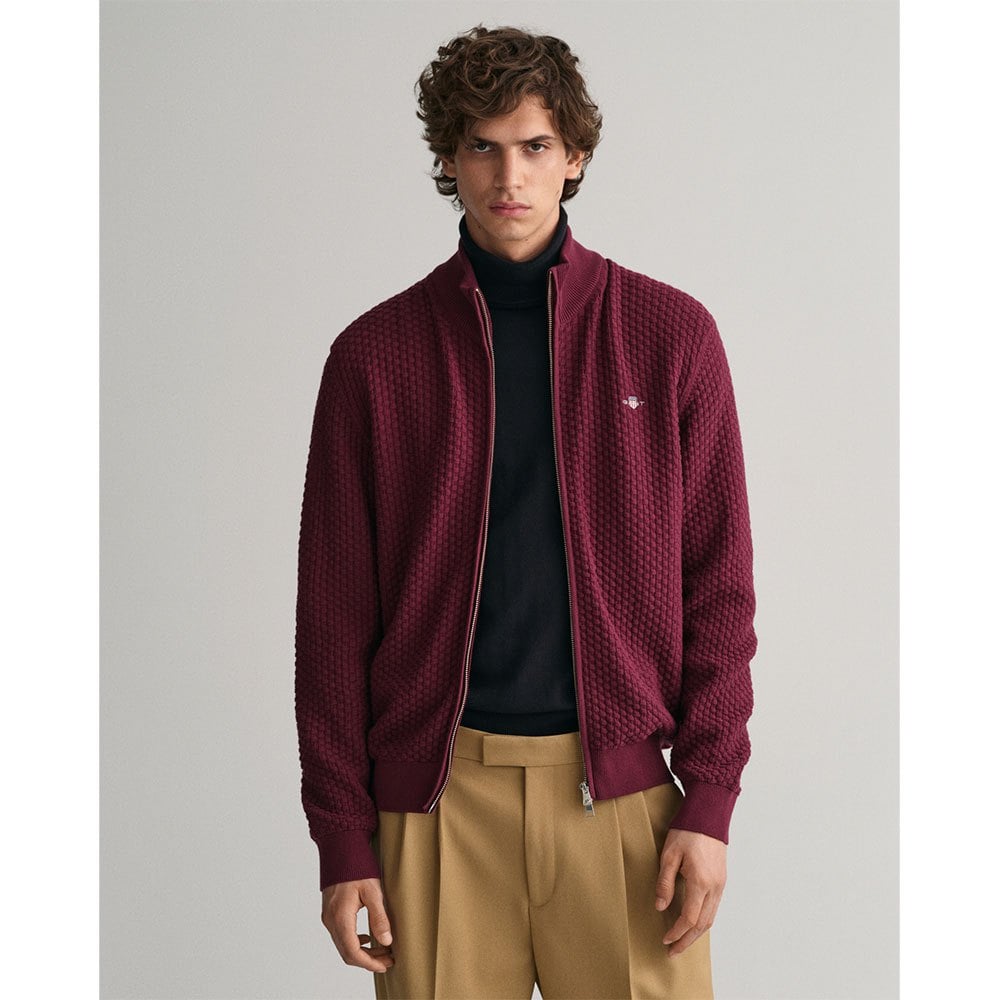 

Свитер Gant 8030173 Full Zip, фиолетовый