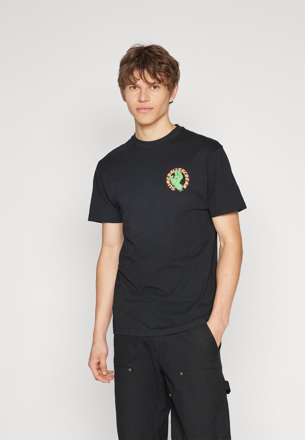 

Футболка с принтом HAND UNISEX Santa Cruz, черный
