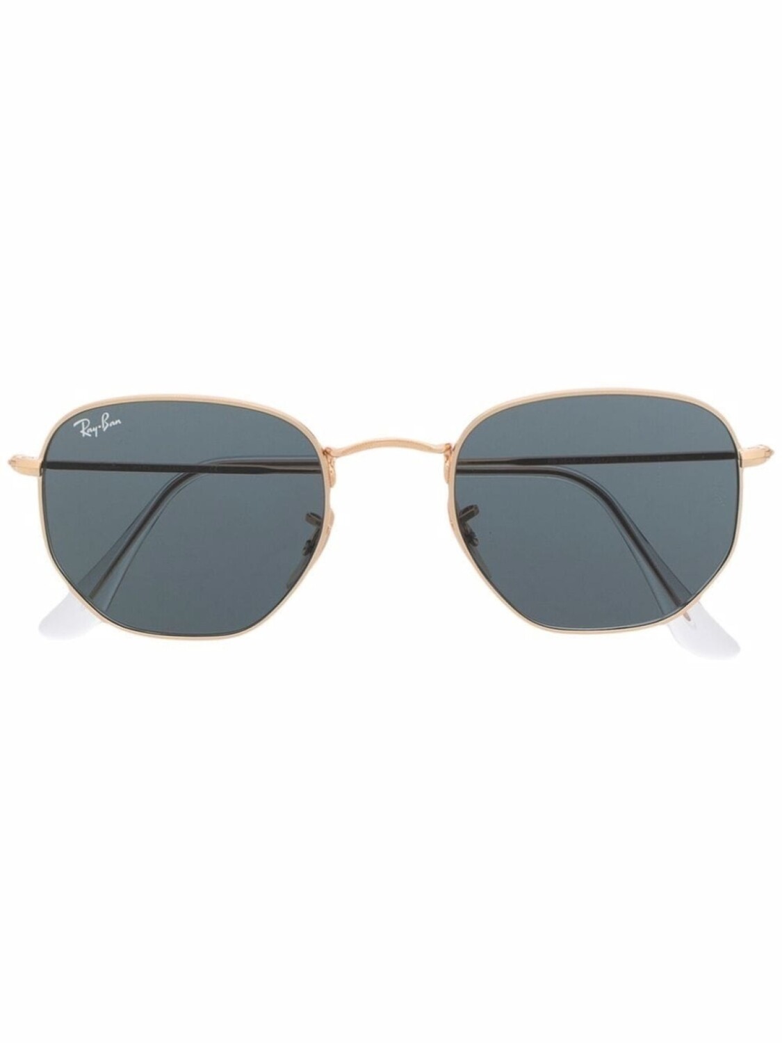 

Ray-Ban солнцезащитные очки в шестиугольной оправе, золотистый