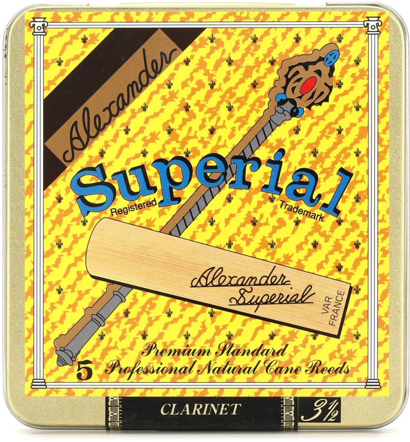 

Alexander Reeds Трость для кларнета Alexander Superial Bb - 3,5 (5 шт.)