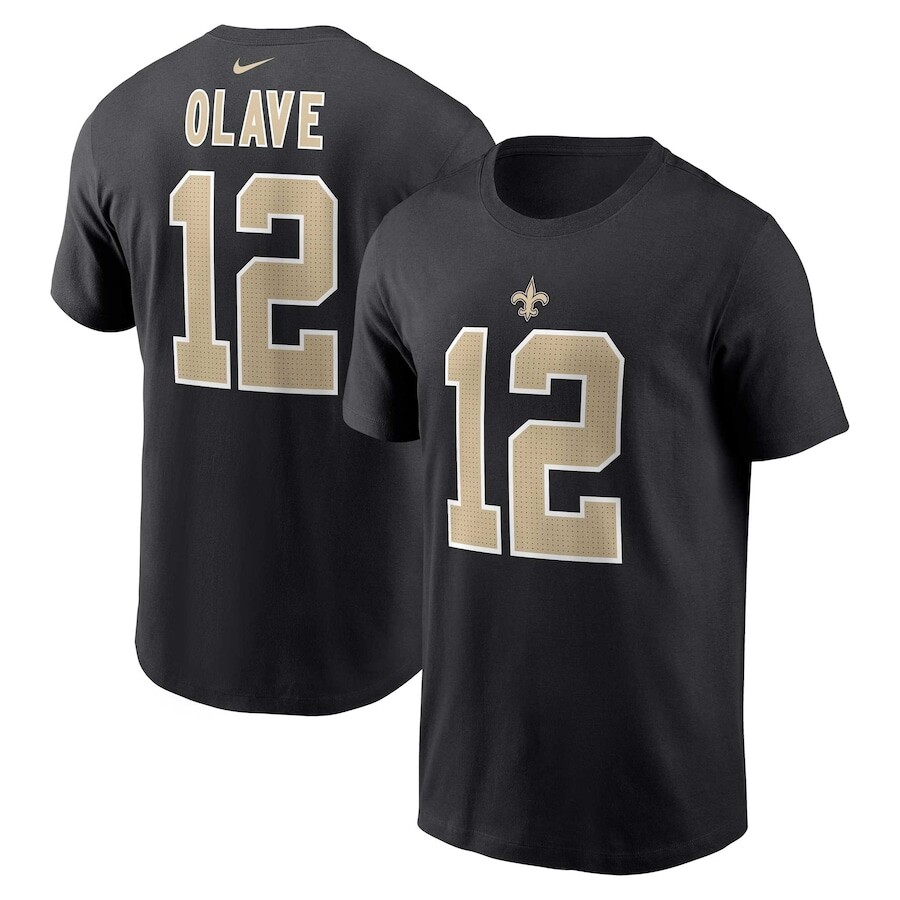 

Футболка с именем и номером Nike New Orleans Saints, черный