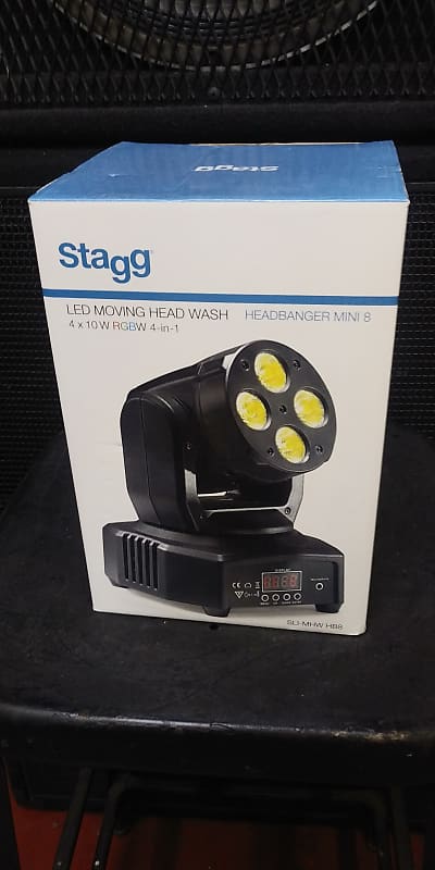 Прожектор Stagg Mini-8 Headbanger Moving Head Beam Light moving head beam lamp bulb 15r 330w ballast power supply