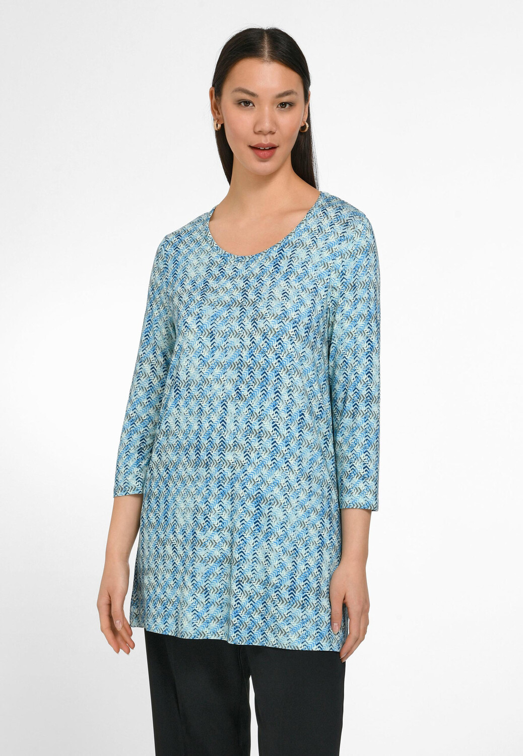 

Футболка ANNA AURA Long Viscose, аква
