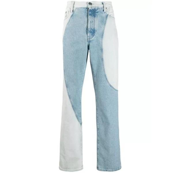 

Джинсы patchwork denim jeans Off-White, синий