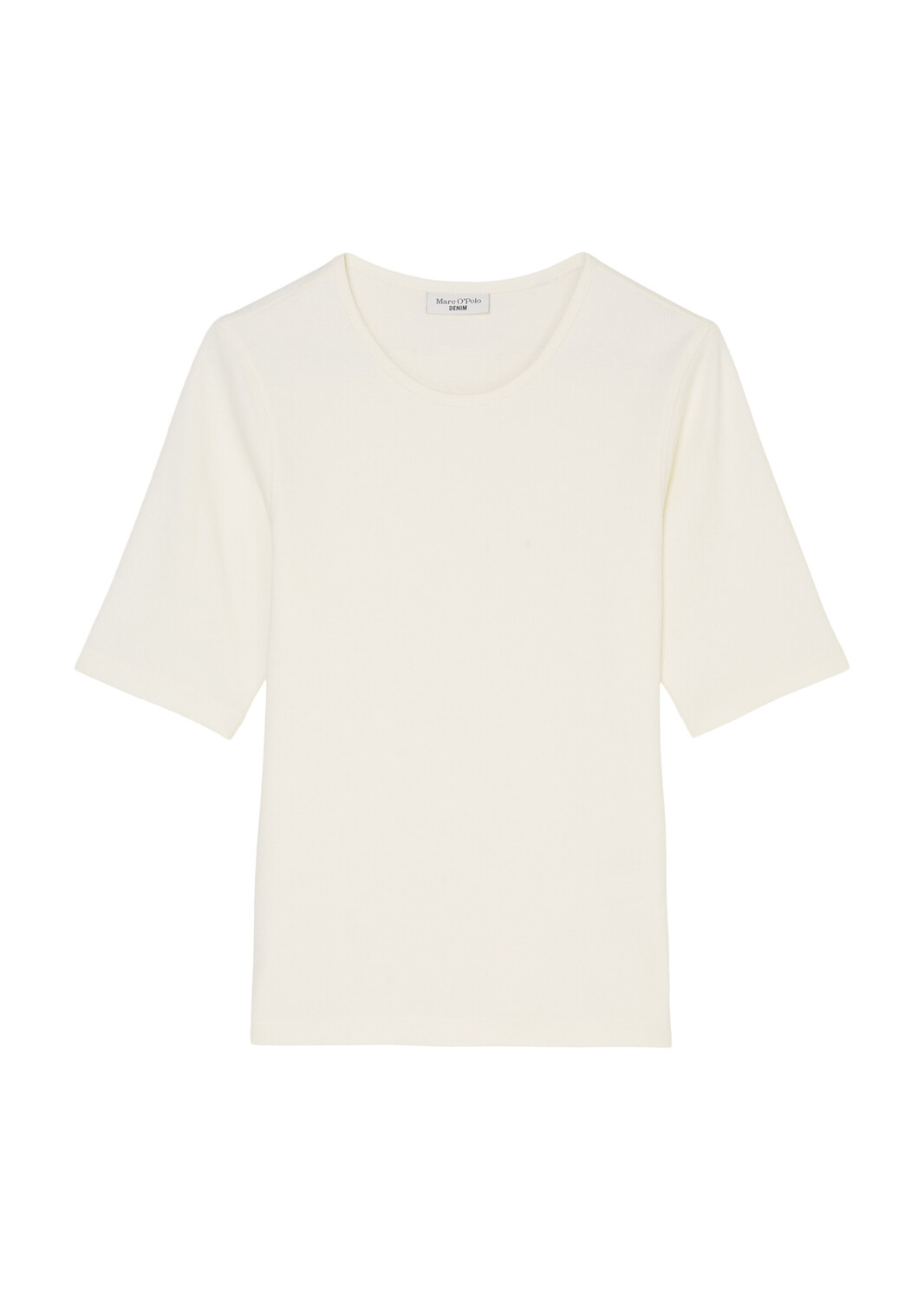

Футболка Marc O'Polo mit feiner Struktur, цвет egg white
