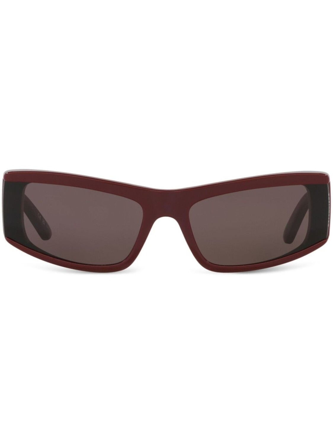 

Солнцезащитные очки Balenciaga Eyewear в прямоугольной оправе, красный
