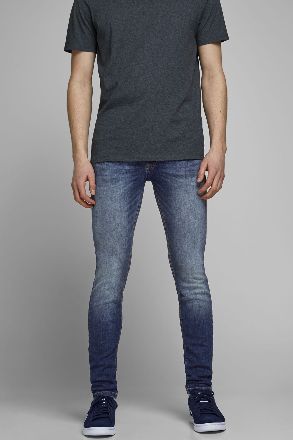 

Джинсы скинни Jack & Jones Liam с 5 карманами JACK & JONES, синий