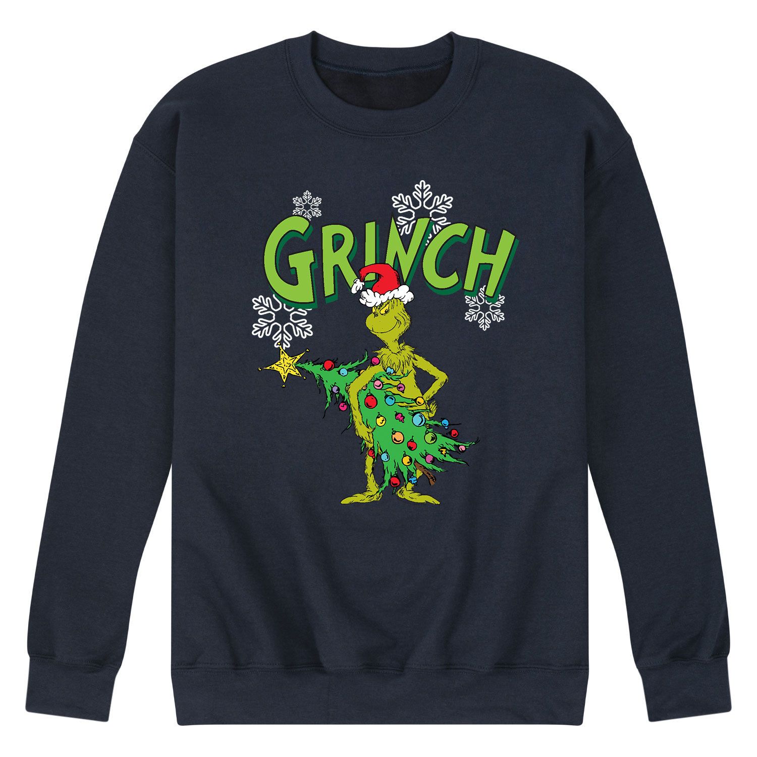 dr seuss the grinch the story of the movie Мужской свитшот Доктор Сьюз Гринч Licensed Character