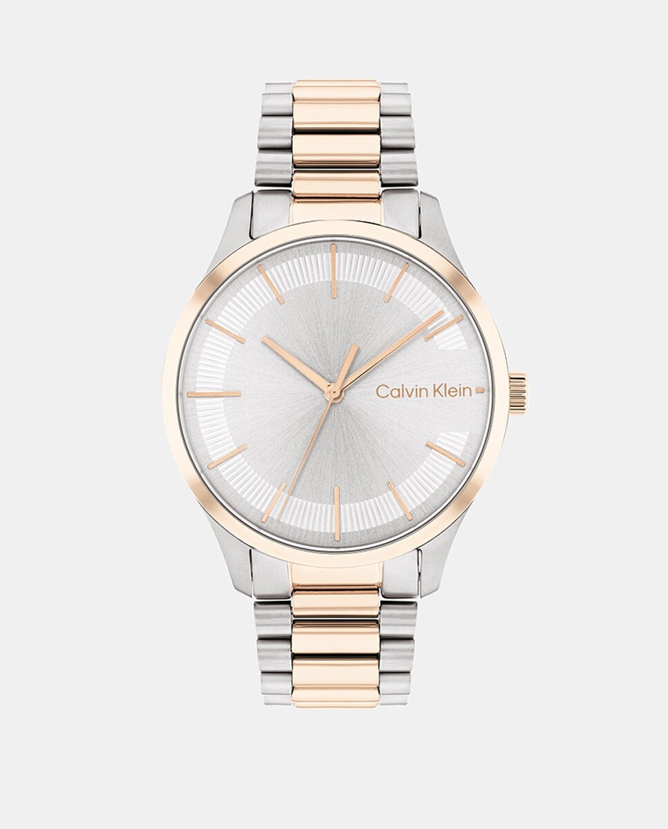 

Двухцветные мужские часы Iconic 25200044 из стали Calvin Klein, мультиколор
