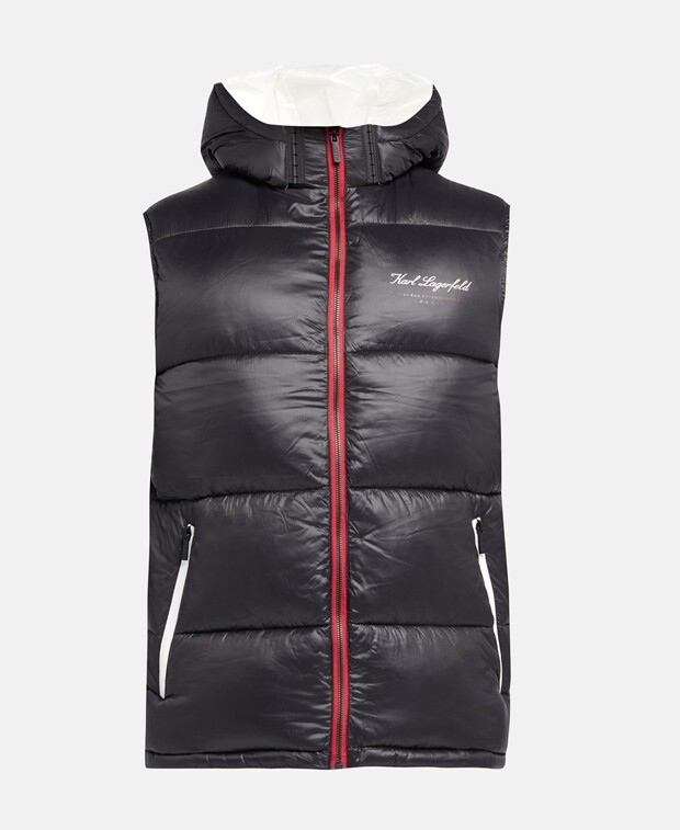 

Стеганый жилет Karl Lagerfeld, черный