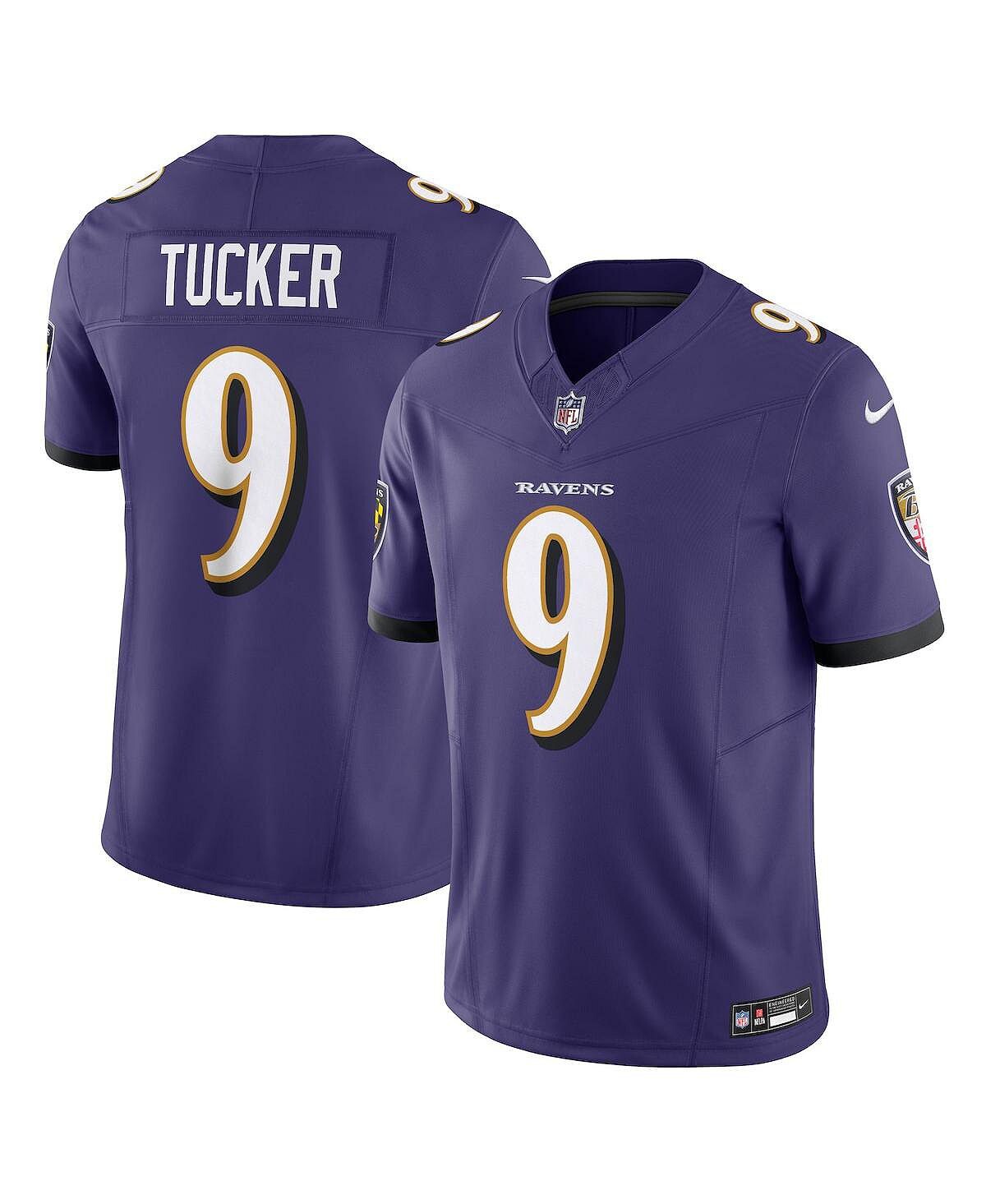 

Мужская футболка Justin Tucker Purple Baltimore Ravens Vapor F.U.S.E. Ограниченный Джерси Nike