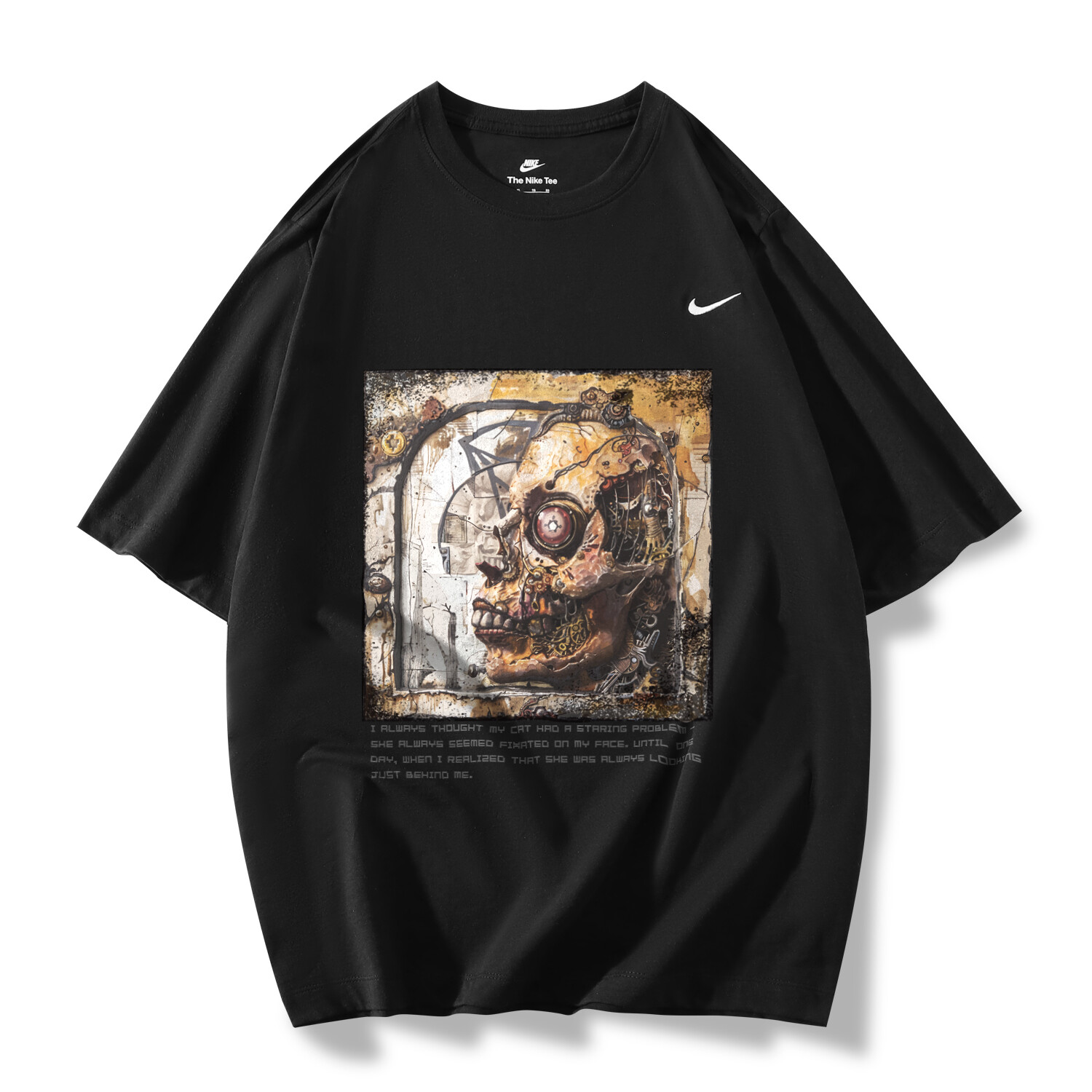 

Футболка мужская черная Nike, черный