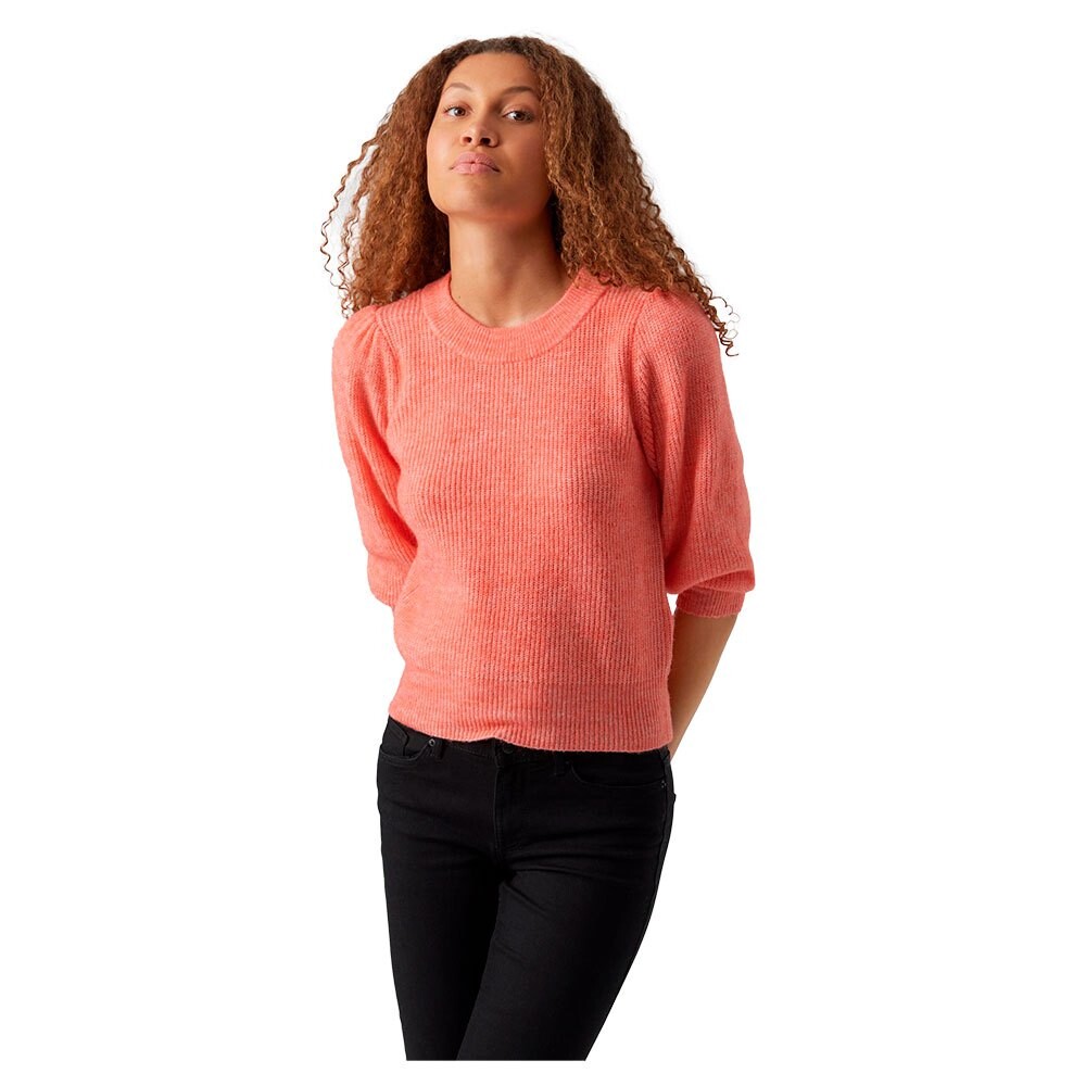 

Свитер Vero Moda Vigga 3/4 O Neck, оранжевый