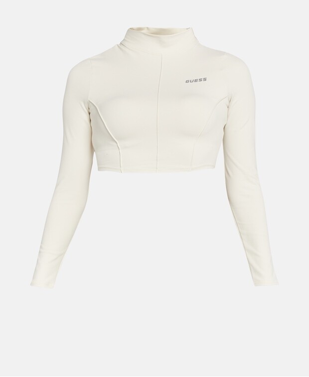 

Укороченный топ Guess, миндальный