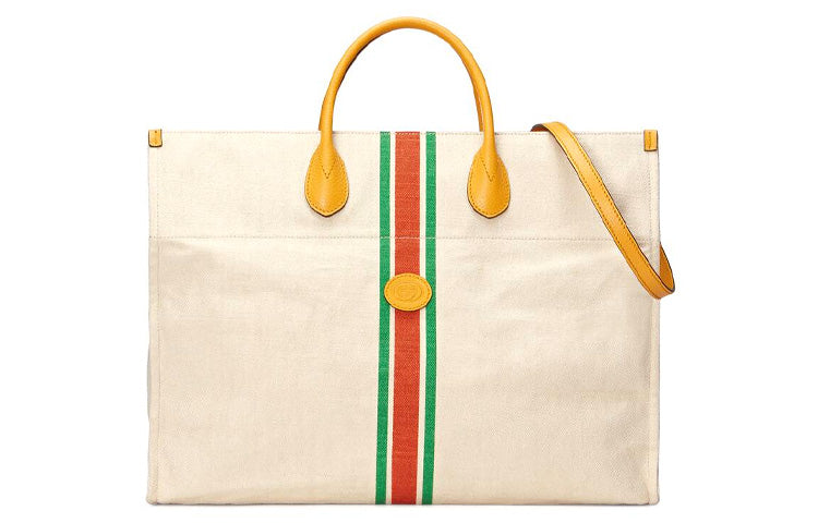 

Сумка GUCCI Tote Hand, бежевый / красный / зеленый