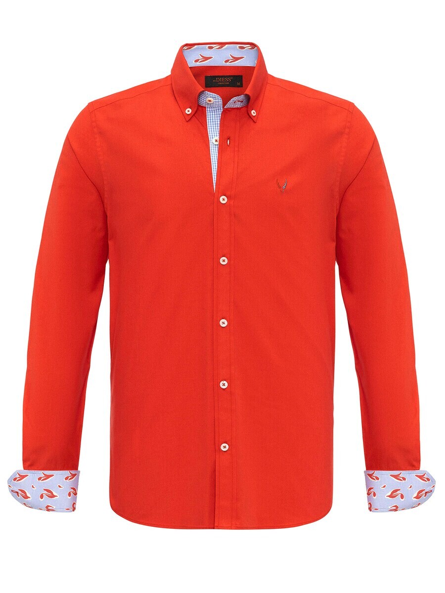 

Рубашка By Diess Collection Regular fit Button Up, красный