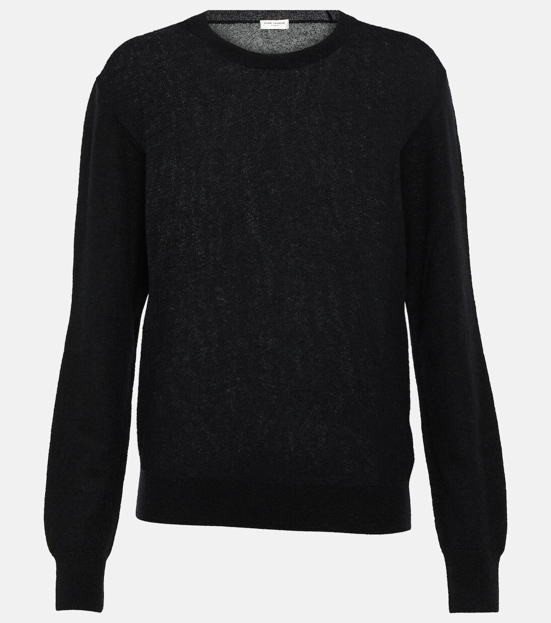 

Свитер из кашемира и шелка Saint Laurent, черный