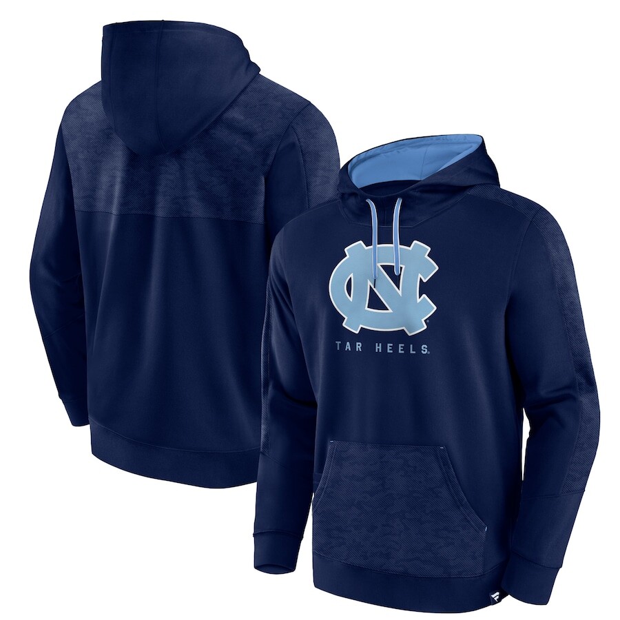 

Пуловер с капюшоном Fanatics Branded North Carolina Tar Heels, нави