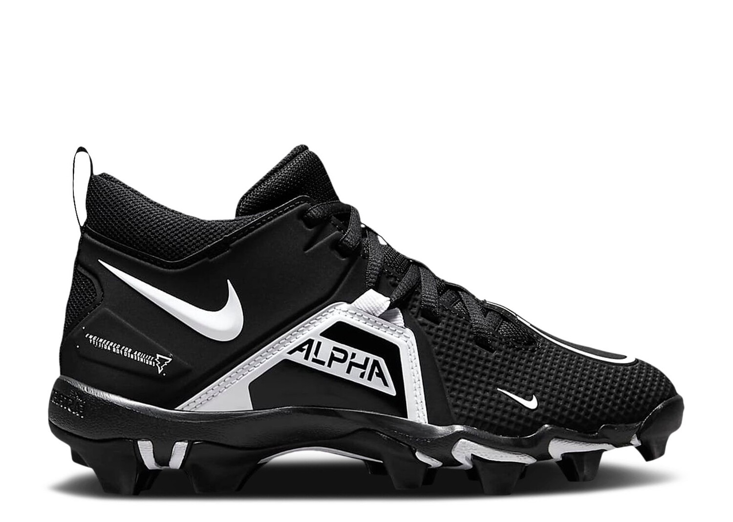 

Кроссовки Nike Alpha Menace 3 Shark Wide Gs 'Black White', черный