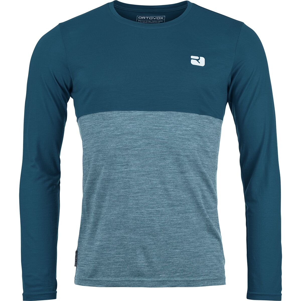цена Рубашка с длинными рукавами и логотипом 150 cool Ortovox, синий