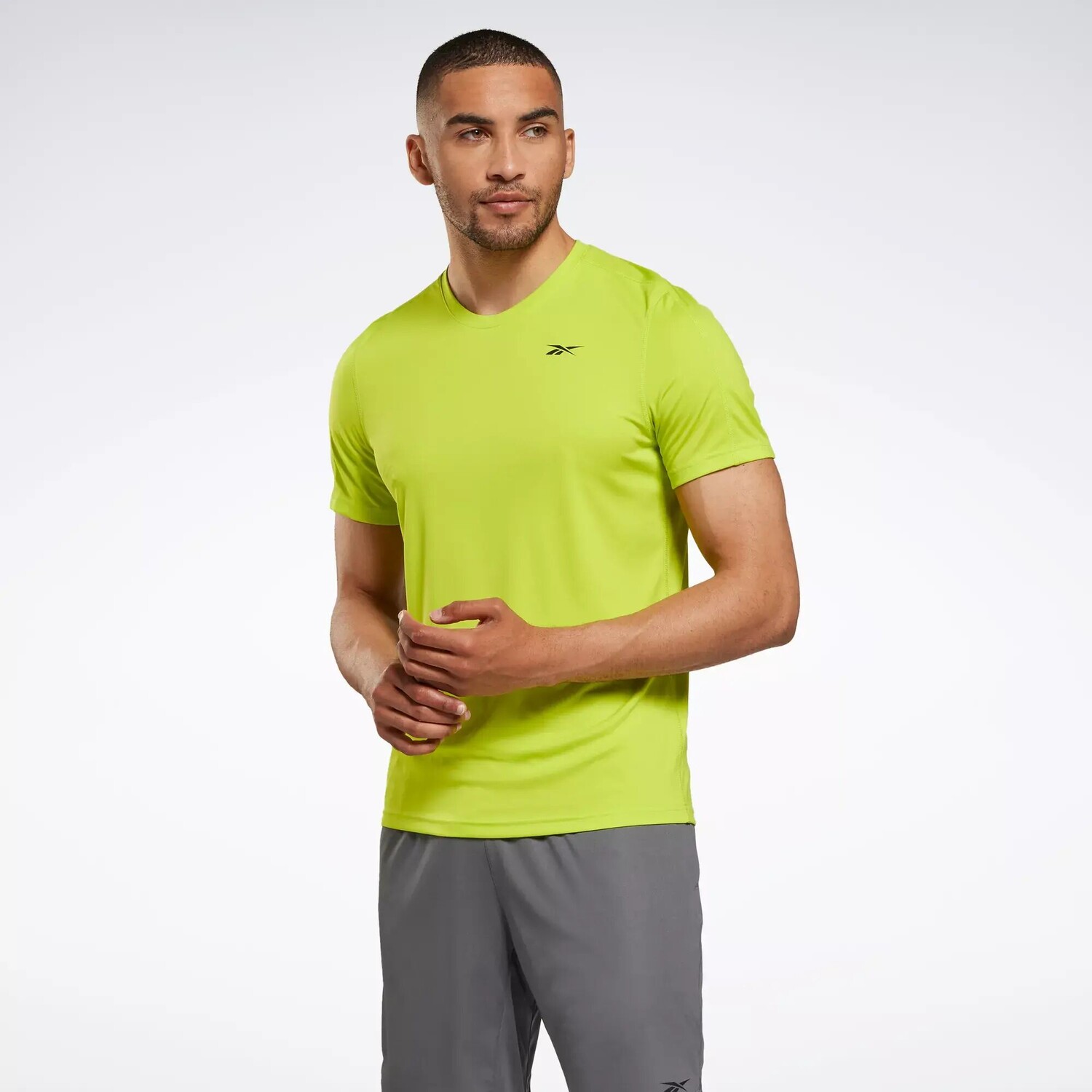 

Футболка Training Tech Reebok, кислотно-желтый