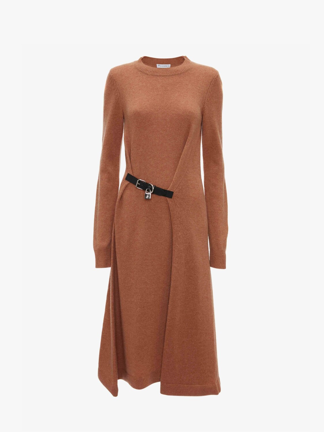 

Платье с завязками на замке JW Anderson, коричневый