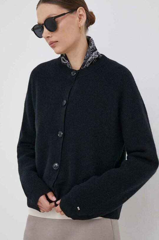 

Шерстяной кардиган Tommy Hilfiger, черный