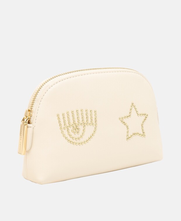 

Косметичка Chiara Ferragni, экрю