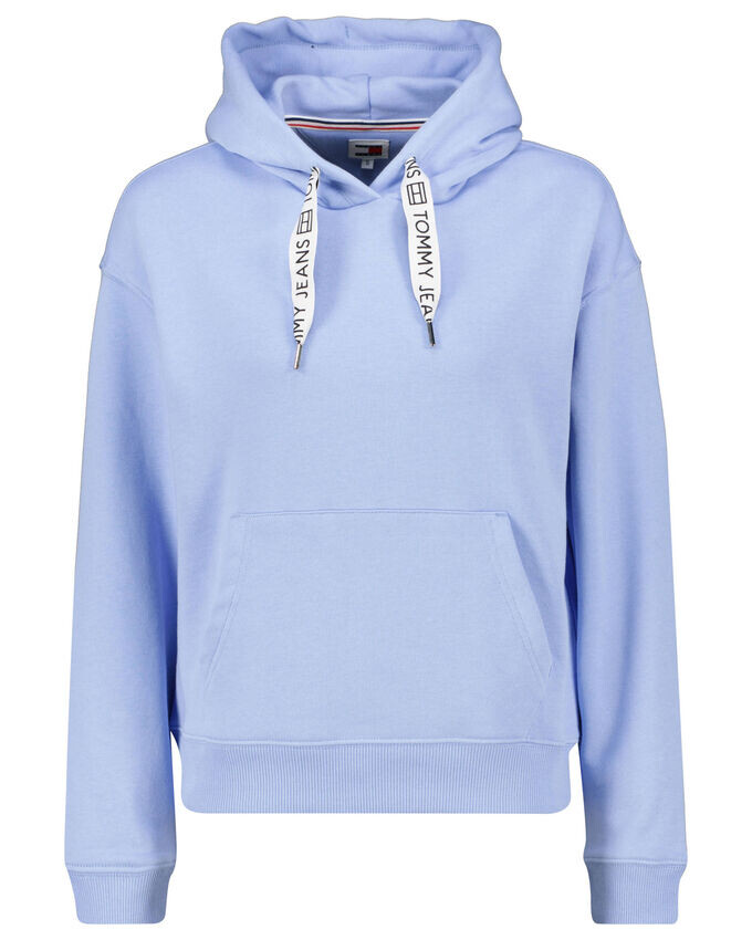 

Толстовка свободного кроя на шнурке с логотипом Tommy Jeans, синий