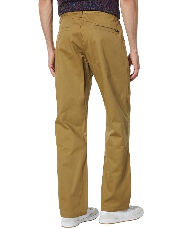 Брюки Volcom Frickin Skate Chino Pants, цвет Dark Khaki