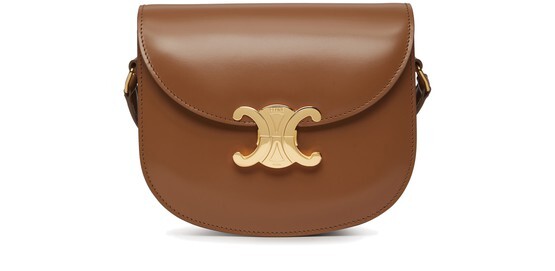 

Подросток Besace Triomphe в блестящей телячьей коже Celine