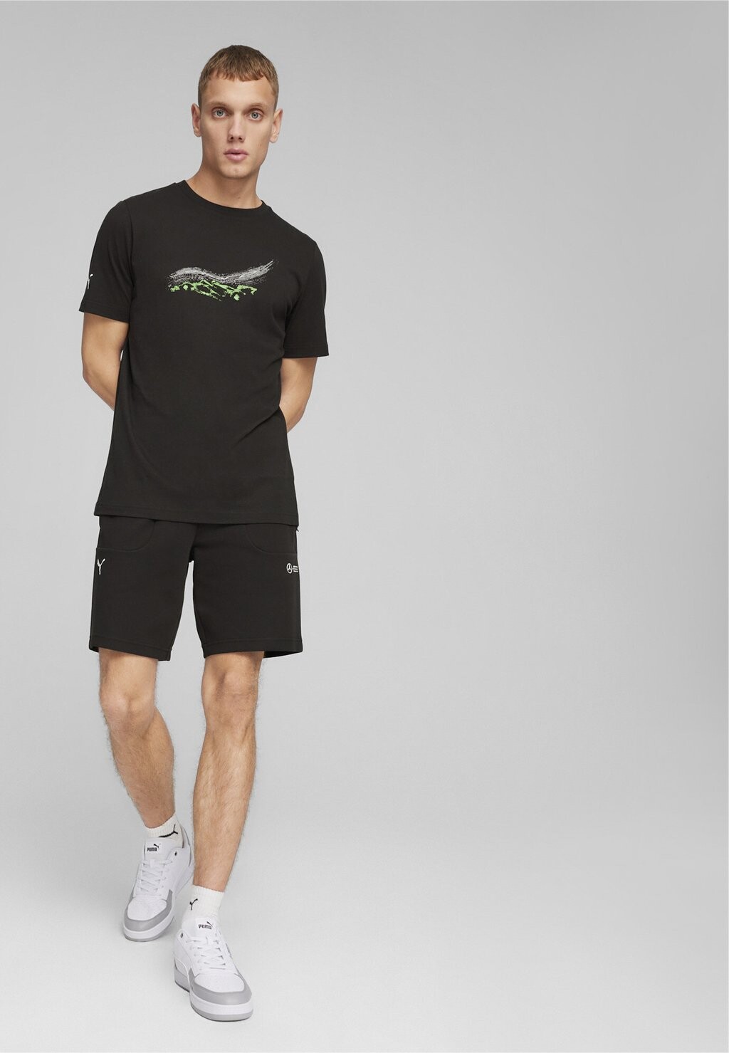 

Футболка с принтом Car Graphic Puma, цвет puma black