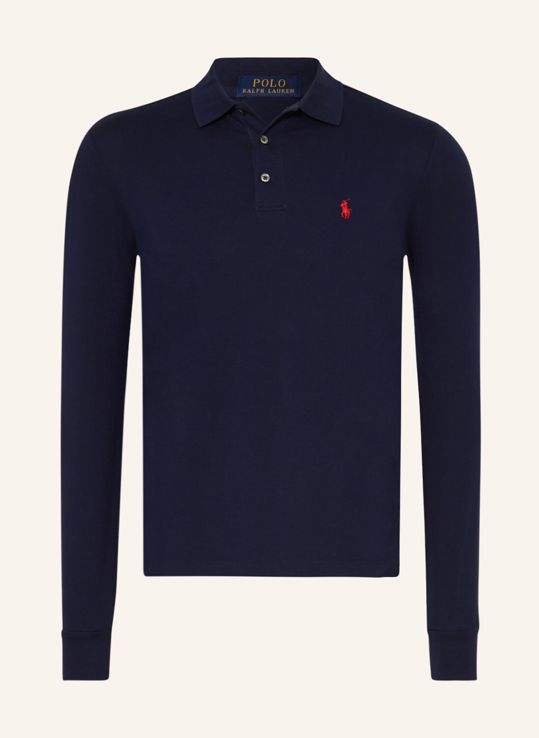 

Рубашка поло POLO RALPH LAUREN Piqué Slim Fit, темно-синий
