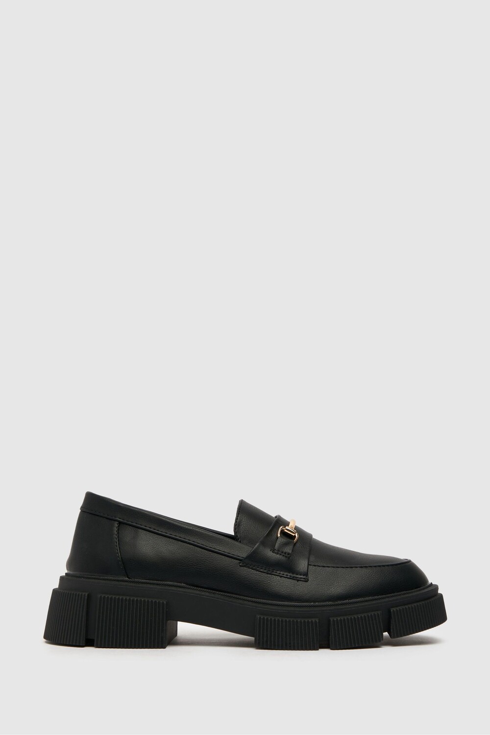 

Черные лоферы Lyle на толстой подошве Schuh, черный