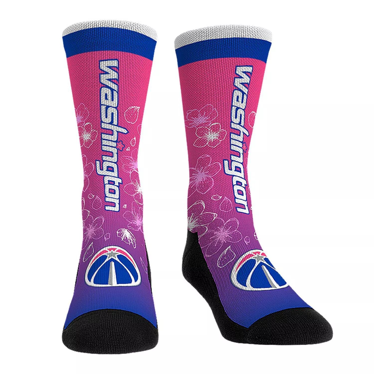 

Молодежные носки Rock Em Носки Washington Wizards 2022/23 City Edition Crew Socks Unbranded