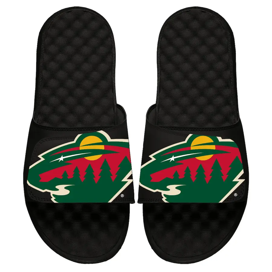 

Шлепанцы ISlide Minnesota Wild, черный